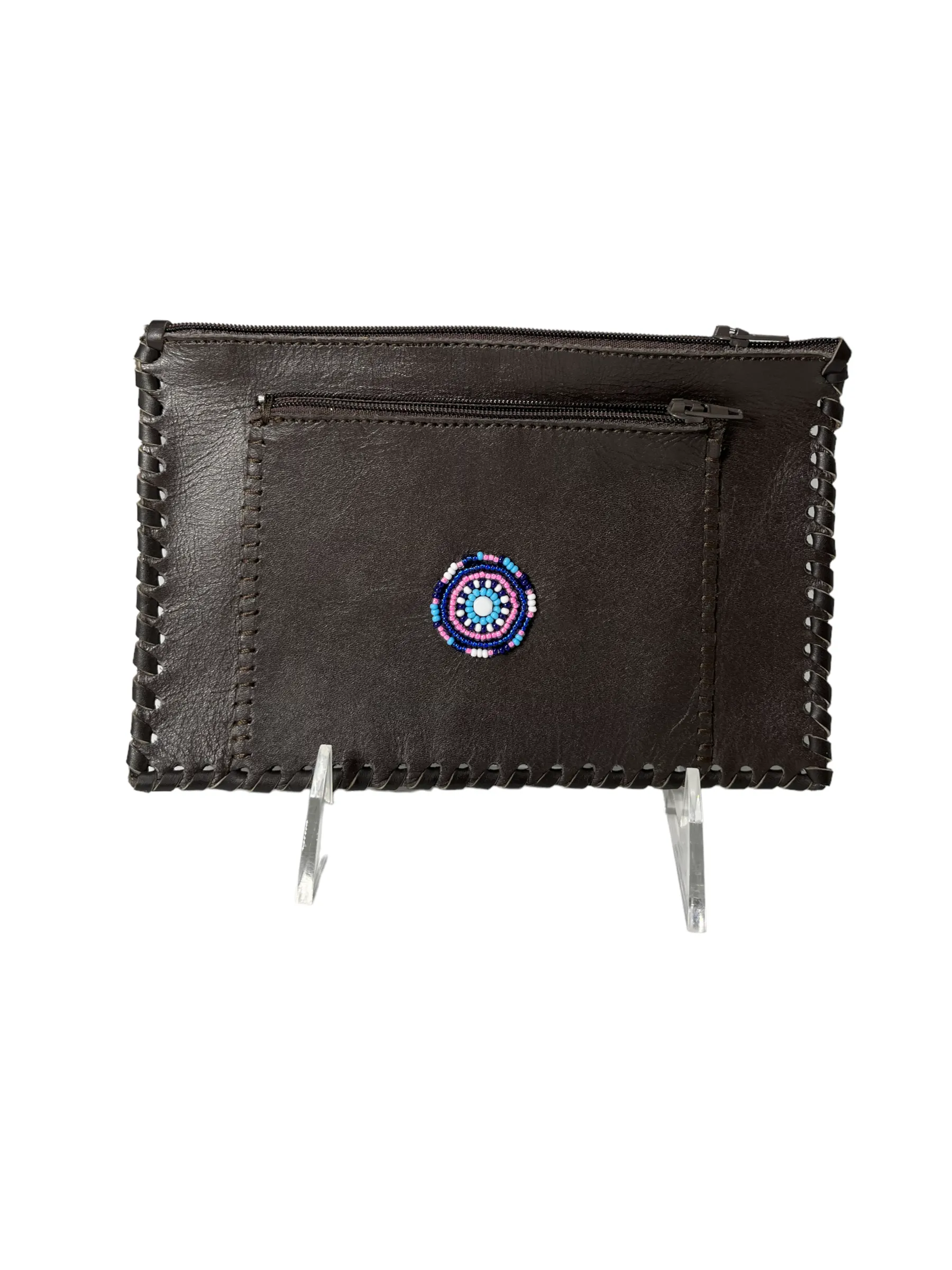 Assorted Maasai Beaded Leather Wallet