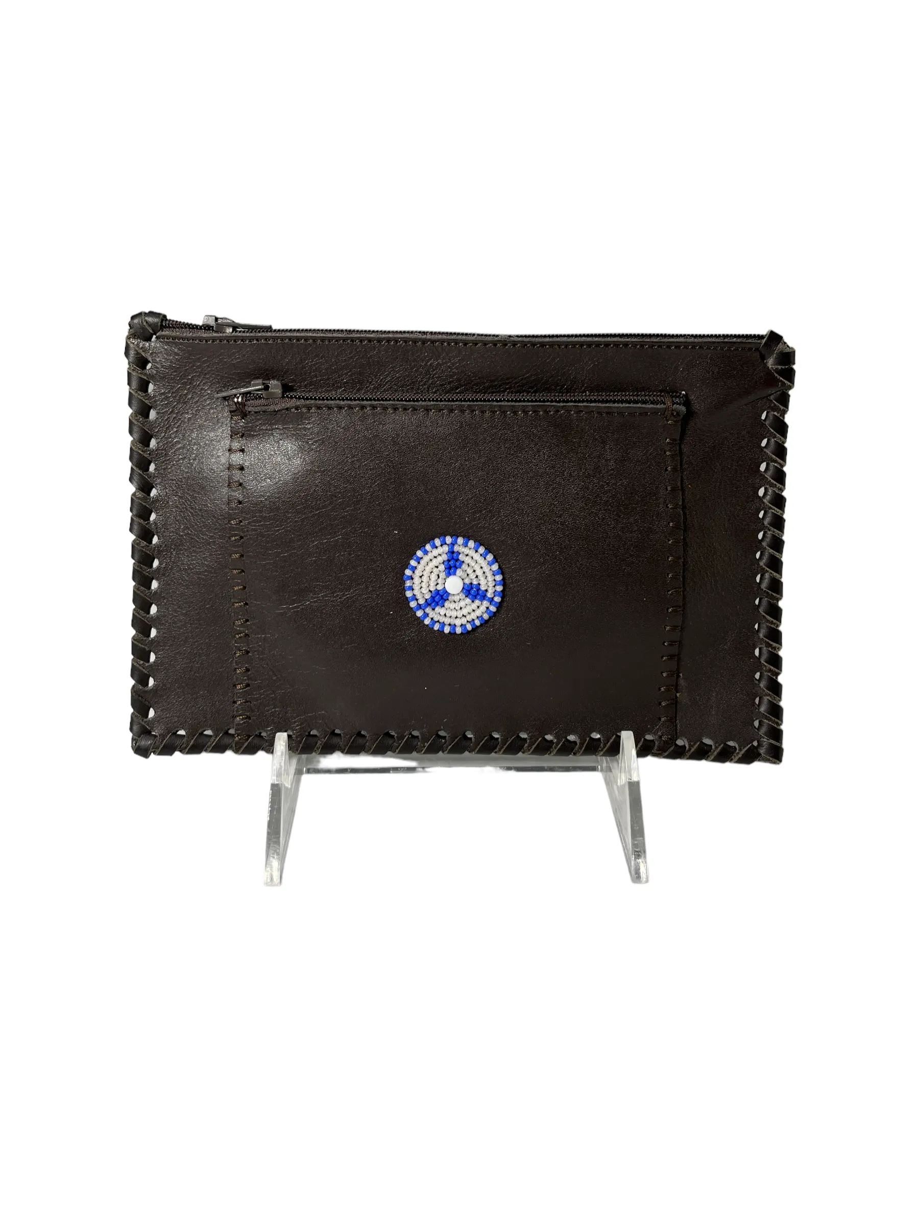 Assorted Maasai Beaded Leather Wallet
