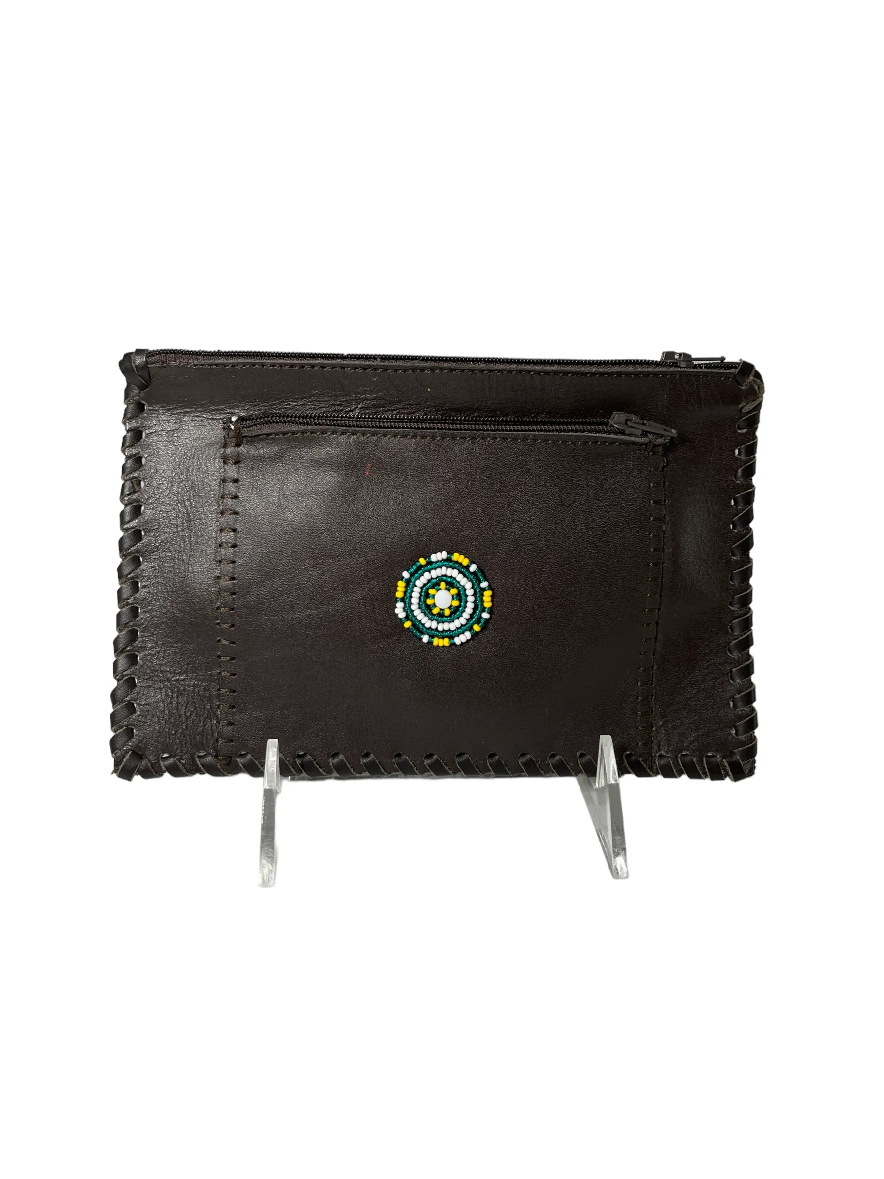 Assorted Maasai Beaded Leather Wallet