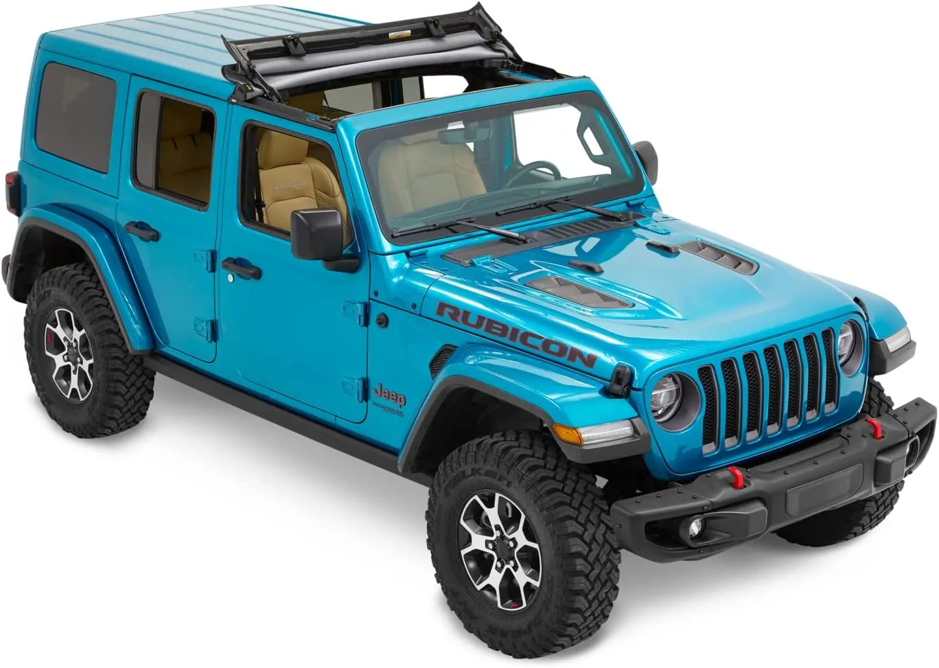 Bestop 5245435 Black Diamond Sunrider for Hardtop 2018-Current Jeep Wrangler JL & Jeep Gladiator
