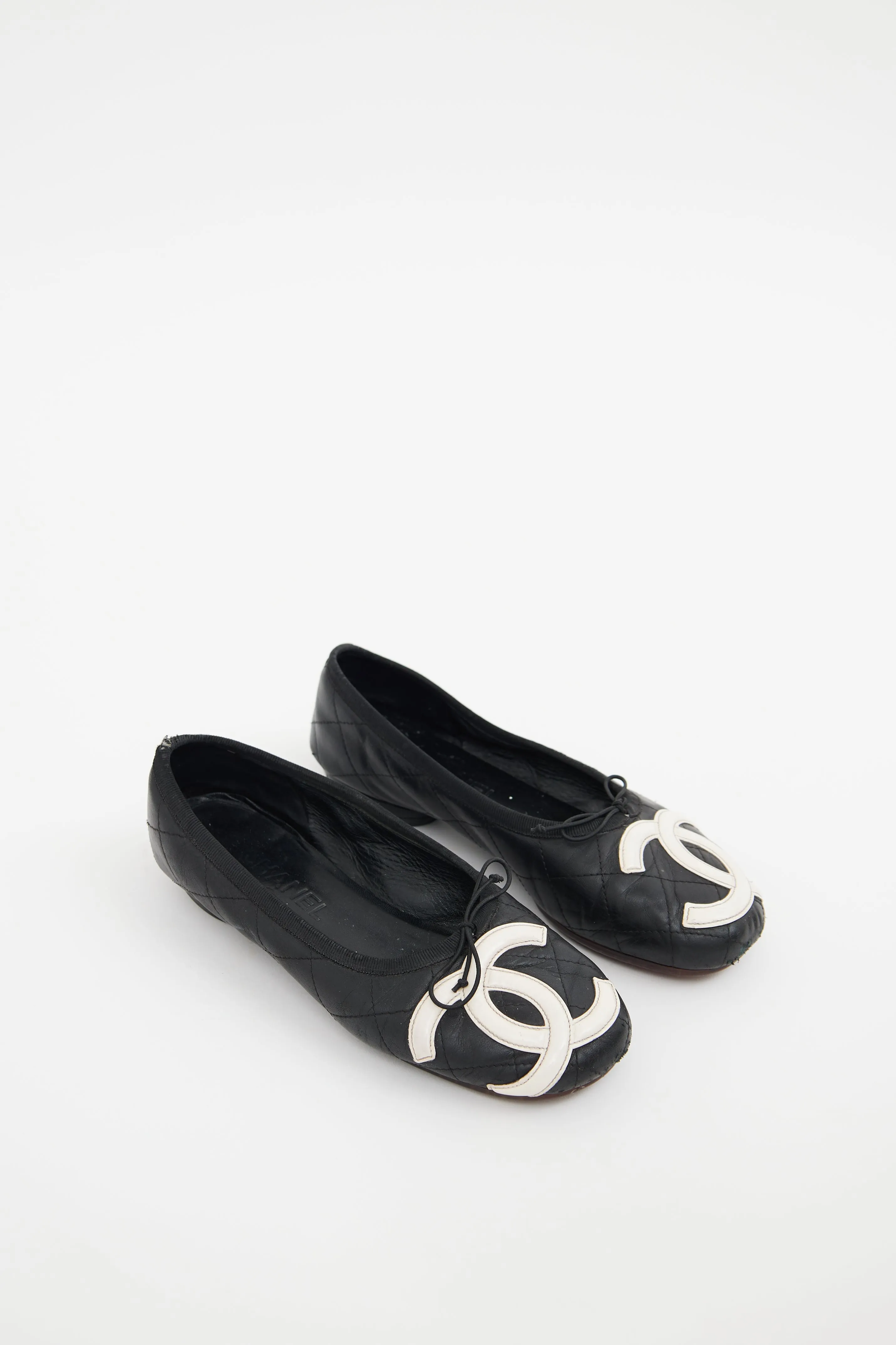 Black & White Cambon Ballet Flat