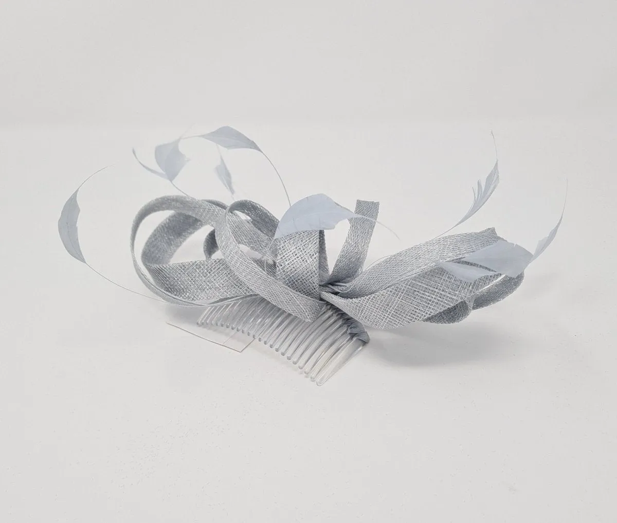 Bluebell Looped Feather Comb Fascinator