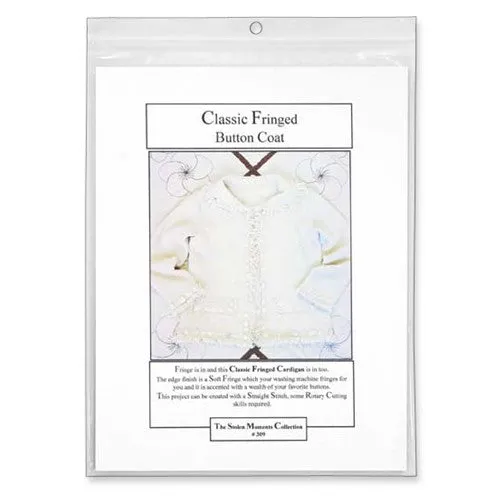 Classic Fringed Button Coat by Casu Design