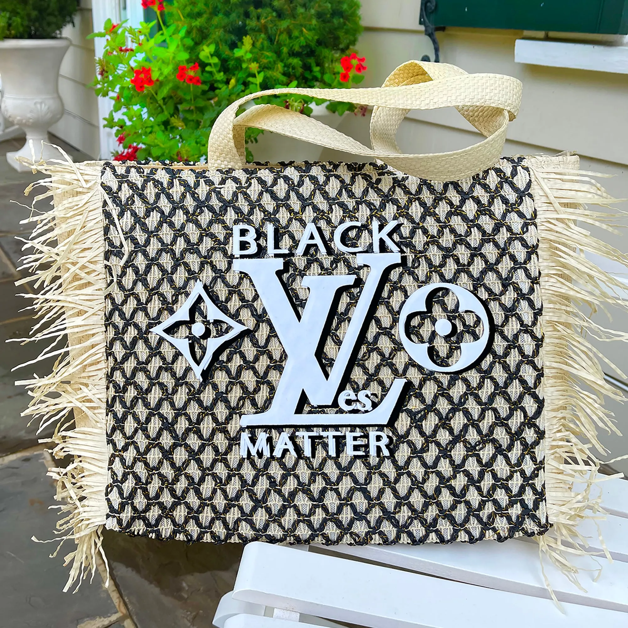 FABULOUS, FUN FRINGE BLM SHOULDER TOTE BAG!