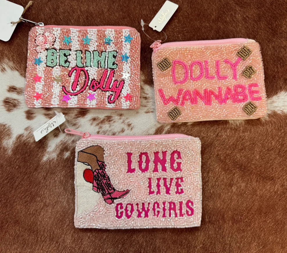 Seed Beaded Coin Purse