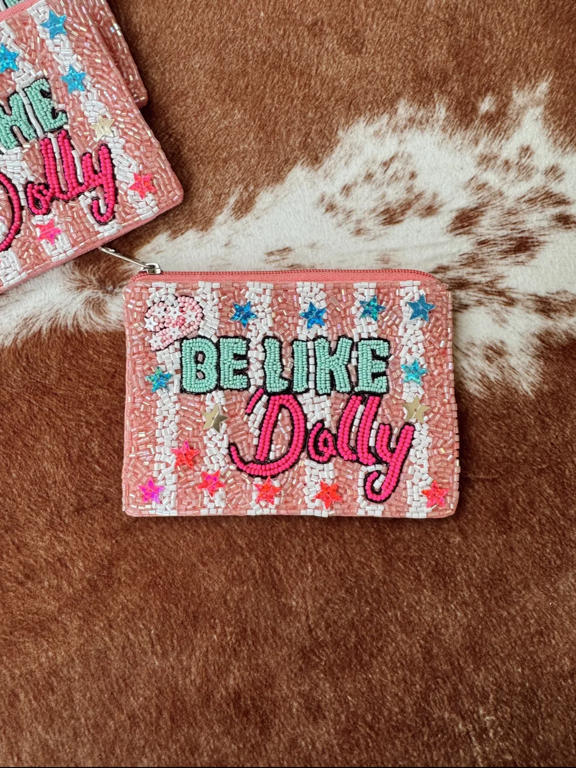 Seed Beaded Coin Purse