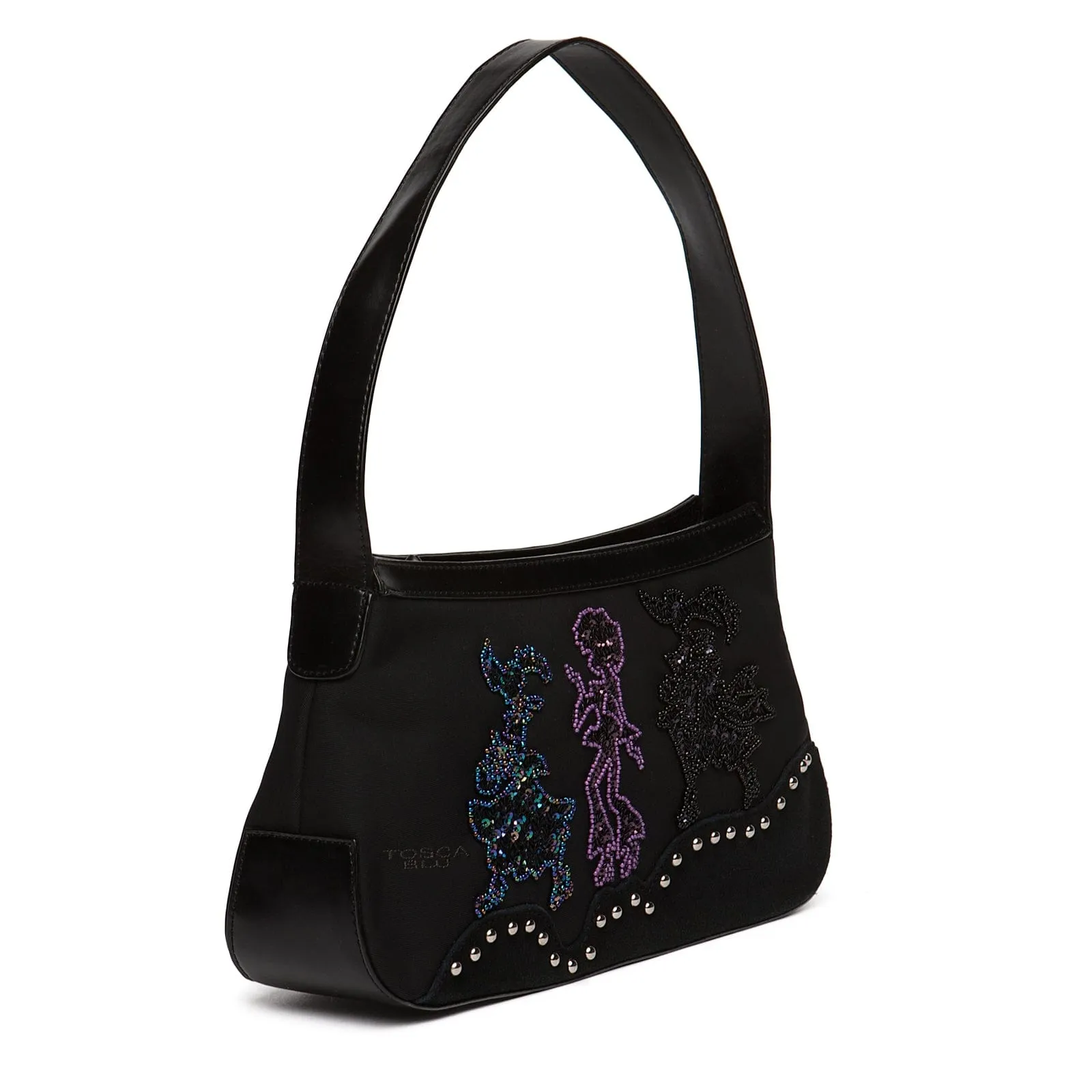 Tosca Blu Black Medium Tall Shoulder Bag