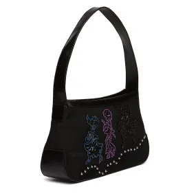 Tosca Blu Black Medium Tall Shoulder Bag