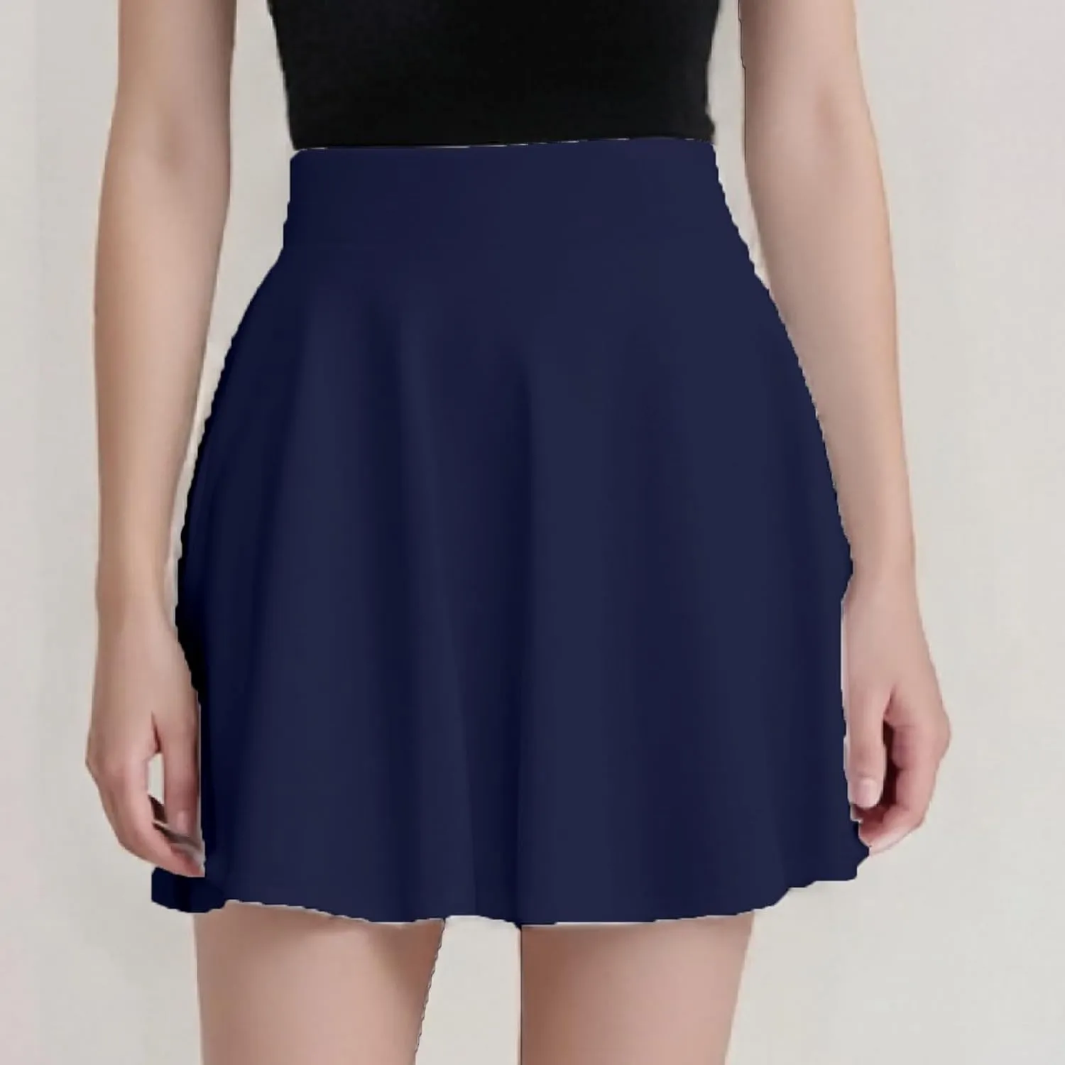 Women's Tennis Skirt with Shorts Underneath High Waist A-Line Mini Skirts Golf Active Sports Skorts